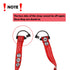 Hooshing Kids Baby Safety Seat Belt - Adjustable Supermarket Shopping Cart Belt, Chair Seat Belts Red