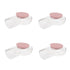 RiToEasysports 4 M9 150 ML Milk Collection Cup, Pcs PP Liquid Silicone Wearable Breast Pump Cup Accessories