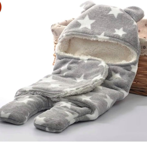 Generic Luxe New Born Blanket Swaddle Wrapper Blanket for Babies Cum Baby Sleeping Bag