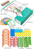 ZHUGEYG 120-Piece Set 3-8 Wooden Pattern Blocks with Sticks and Rings - Montessori Shape Puzzles for Year Olds, Ideal