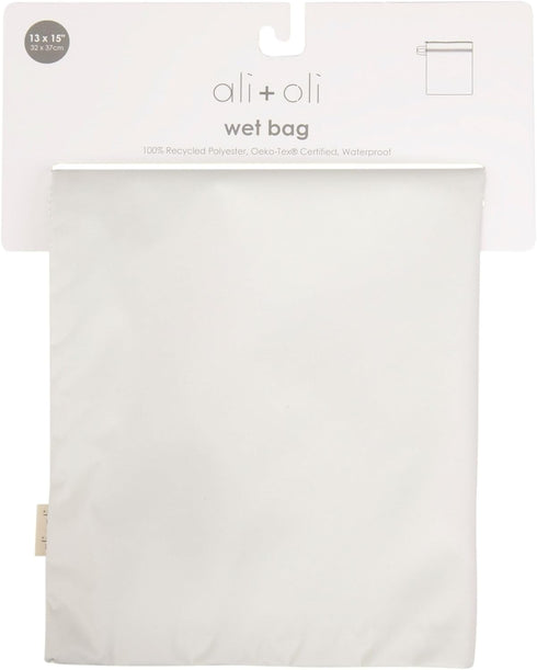Bag,15x12 inches Ali+Oli Water Resistant Dual-Compartment Wet-Dry Bag for Travel, Hook to Stroller, Daycare, Diapers