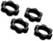 Traxxas TRA7758A Wheel Nuts, splined, 17mm, Serrated (Black-Anodized) (4) by Traxxas