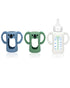 Dolreme 3 Pack Silicone Bottle Sleeves for Dr. Brown's Glass Baby Bottles, 4