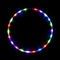 Light Up LED Hula Hoop, Hand Crafted in Michigan with Beautiful Auto Strobing Rainbow Lights