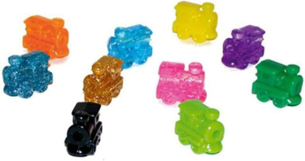 10 Piece Domino Train Markers (Random colors)