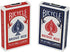 Bicycle Playing Cards Bridge Narrow Size - 12 Decks (6 Blue, 6 Red)
