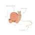 Pearhead Montessori Snail Pull Toy, Wooden Pull Along Toy for Early Development, Motor Skill Toy for Toddlers