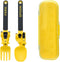 Generic construction toddler Utensils- fork and spoon-Kids Spoon and Fork Set-utensils for toddlers