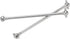 144001 144002 124018 124019 124017 124016 144010 VBESTLIFE RC Car Drive Shaft,Stainless Steel RC Dog Bone Shaft