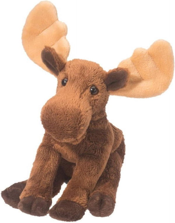 Douglas Sigmund Moose Plush Stuffed Animal Soft, Realistic Forest Wildlife Toy, Cuddly