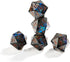 Yiotfandoll 5PCS D20 22mm 20 Polyhedral Dice Dice Resin Sided Dice Game Dice for RPG MTG DND Dice Table Games (Black