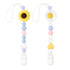 LSTRAGY Silicone Pacifier Clip, 2 Pack Pacifier Holder for Boys and Girls, Adorable