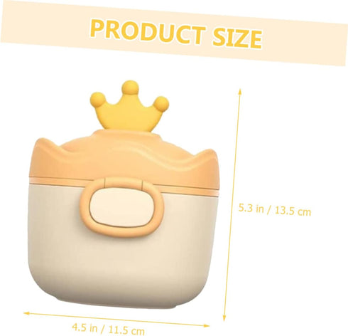 UPKOCH Portable Baby Formula Dispenser Container Scoop Travel-Friendly Milk Powder Storage Box Airtight Seal for-the-Go