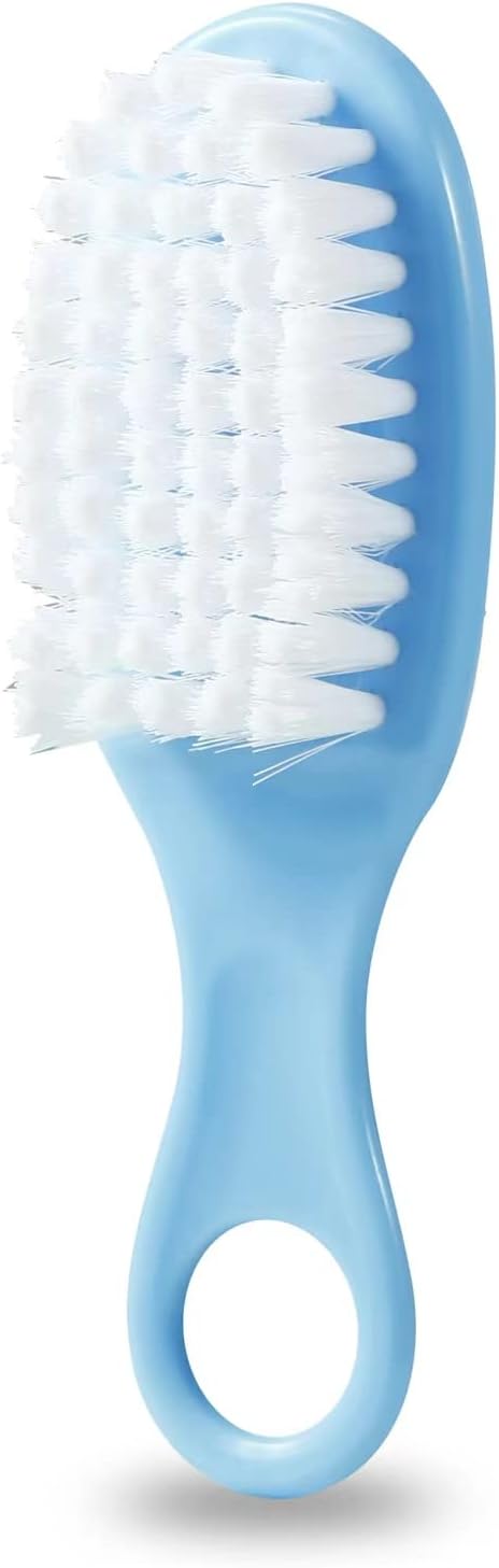 PandaEar Baby Healthcare and Grooming Kit, Baby Safety Set with Comb, Brush, Nail Clippers, Blue