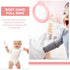 Baby Playpen Pull up Rings, 4pcs Baby Crib Pull up Rings for Walking Exercises, Pink Baby Bed Stand Up