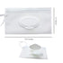 baixikly 2 Pcs Baby Wipes Dispenser Reusable Wipes Pouch, Baby Wipe Holder Containers Transparent Wipe Carrying Pouches