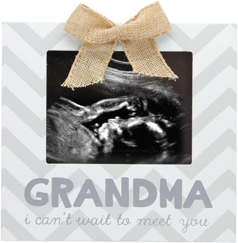 Pearhead Grandma Pregnancy Announcement Sonogram Picture Frame - Ultrasound Photo Frame for New Grandparents, 4x5