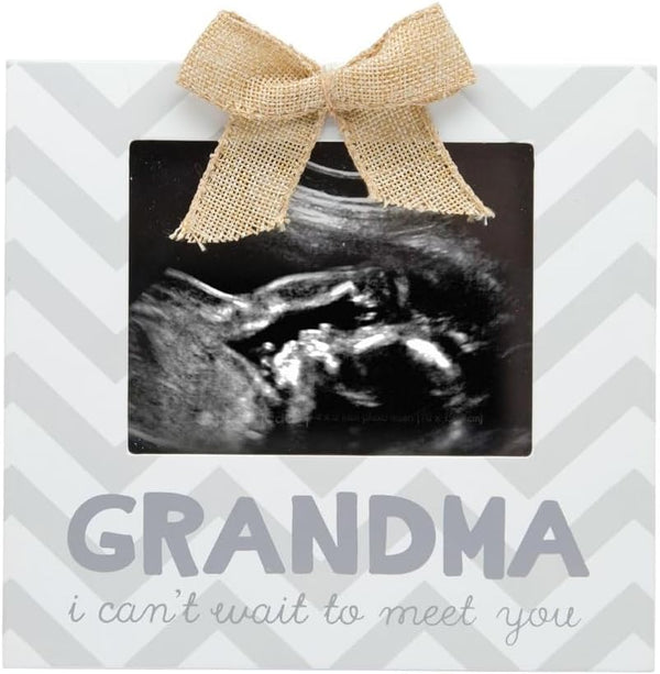 Pearhead Grandma Pregnancy Announcement Sonogram Picture Frame - Ultrasound Photo Frame for New Grandparents, 4x5
