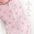 0-2 Pack 3) Baby Swaddle Months, Cotton Arm-In Zipper Sleep Sack, Wearable Blankets Wrap for Newborn Infant Girls (Bow