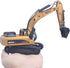 Ailejia 1/50 Scale Articulated Dump Truck Excavator Toy Alloy Models for Construction Vehicle Gifts