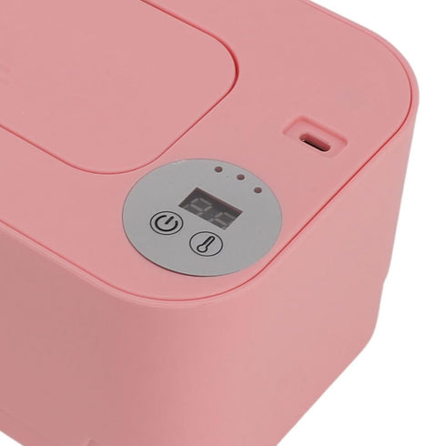 Focket Baby Wipe Warmer, USB Powered Constant Temperature Wet Wipes Dispenser, Diaper Wipe Warmer with Removable Holder