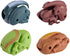 4 Pack Jumbo Dinosaur Deformation Eggs with Toys Inside, Kids Party Favors, Easter Basket Stuffers