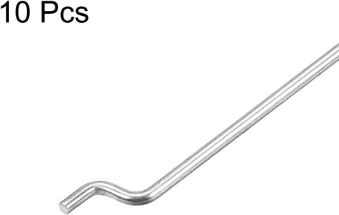 uxcell 1.5mm x 300mm Steel Z Pull/Push Rods for RC Airplane, Boat Replacement, Pack of 10
