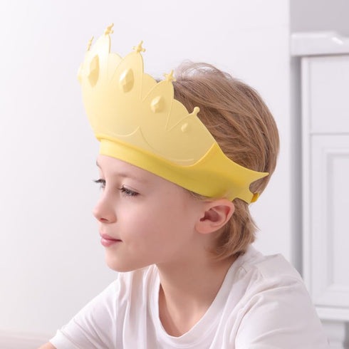 Thcbme set 0-9 Baby Shower Cap Shield, Baby bath shower cap/water cup/massage brush,Visor Hat for Eye and Ear
