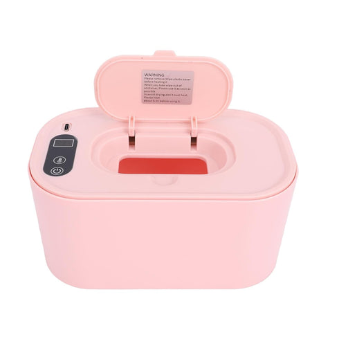 NOENNULL 80 Baby Wipe Warmer Top Heating Baby Wet Wipes Warmer Dispenser with Digital Display, Holds Wipes, for Home