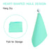 Kids Placemats, Silicone Baby Placemats for Toddler Children, Reusable Non-Slip Table Mats, 2 Pack, Blue/Baby Green