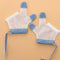 YLiiii 1 Pair White Stop Thumb Sucking, Baby Anti Eating Gloves No Scratch