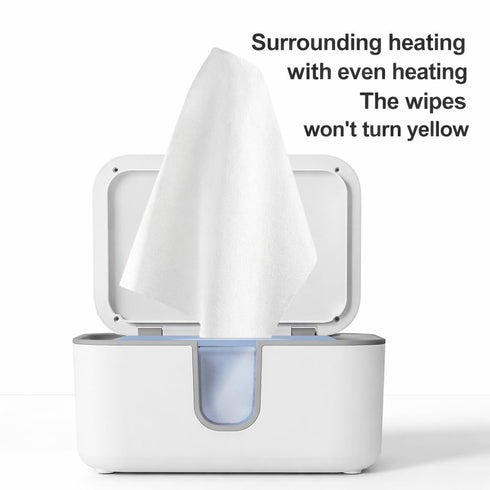 DAKONG Wet Wipes Heater , Baby Wipe Warmer, Night-Ready Warm Wipes Dispenser with Moisture Lock, Large Capacity