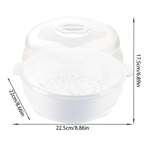 Tanxier Microwave Cleaner Sterilizer for Baby Bottles,Breastfeeding Storage Steamer for Breast Pump Parts & Toddler