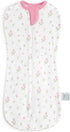 Baby Swaddle 0-2 Months, Cotton Arm-In Zipper Sleep Sack, Wearable Blankets Wrap