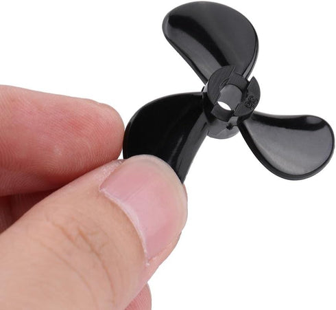 3 4mm RC Boat Propellers, Durable Plastic Blades CW CCW Design, Outboard Propellers, Shaft for RC Hobbyists, Boat