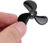 3 4mm RC Boat Propellers, Durable Plastic Blades CW CCW Design, Outboard Propellers, Shaft for RC Hobbyists, Boat