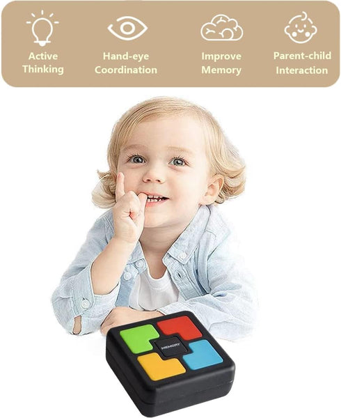 Light Up Memory Game - Handheld Electronic Quiz Game with Lights and Sounds