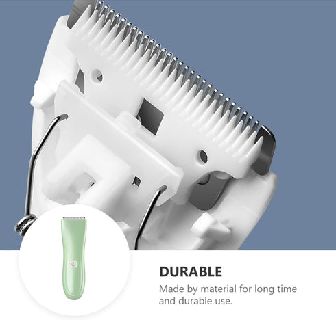Trimmer Vaguelly Hair for Newborns Cordless Rechargeable Hair Clipper Cutter Quiet for Haircuts Light Green