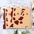 Customizable Giraffe Height Chart - Wooden Growth Ruler for Kids' Rooms