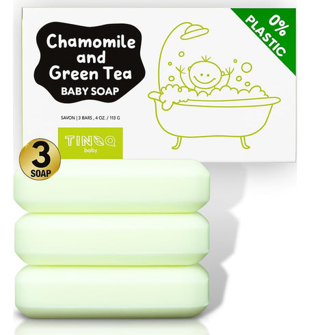 Hypoallergenic Baby Soap Bar | Gentle Cleansing Baby Body Wash Bar for