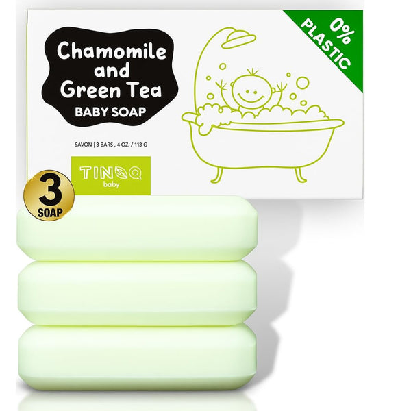 Hypoallergenic Baby Soap Bar | Gentle Cleansing Baby Body Wash Bar for