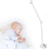 Abizarch 27inch Baby Crib Mobile Arm, Wooden Crib Mobile Holder, Angle Height Cot Mobile Arm, Crib Mobile Bed Bell