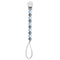 Ali+Oli Silicone Pacifier Clip for Baby (Thin Iron) 100% Food-Grade BPA Free
