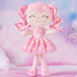 Gloveleya Baby Doll Girl Gift Soft Plush Princess Doll with Pink Star Dress, Snuggly First Baby Doll for Girls, Stuffed