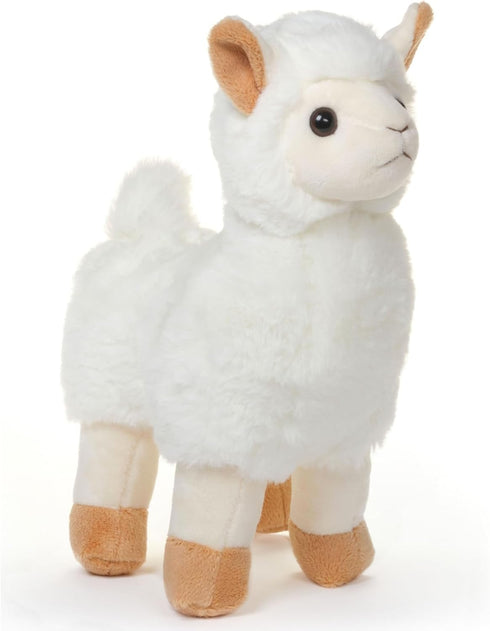 Bearington Lil' Alma Small Plush Stuffed Animal Llama - 7 inches