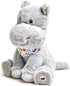 Cuddle Barn Alphabet Hudson - Animated Singing Hippo Plush Toy, Wiggles Ears to ABC Song, 11 inches