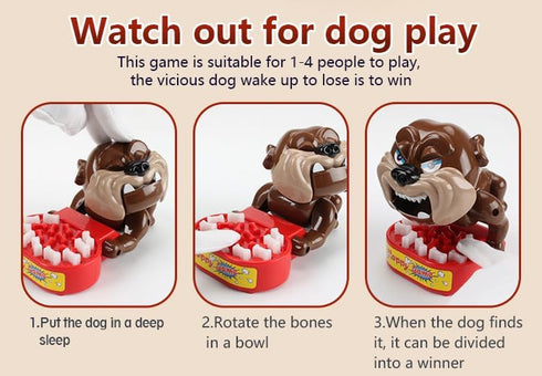 Buster Bone Game by Zerodis - Funny Tricky Toy Dog Board Game for Party
