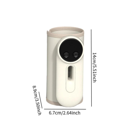 sporful 8000mAh Portable Bottle Warmer Sleeve Fast Heating LED Indicators Travel Heater for Breastmilk Formula