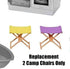 Barbie 3-in-1 DreamCamper Vehicle Playset Replacement Parts - GHL93, 2 Replacement Camp Chairs