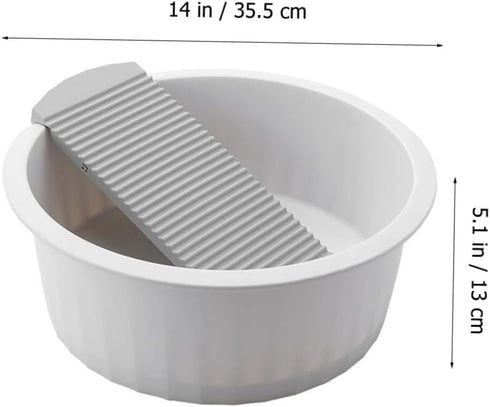 LIFKOME 1 Set Set Foot Soaking Tub Washing Clothes Laundry Travel Collapsible Foot Soak Tub Baby Sink Newborn Clothes